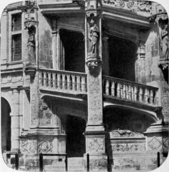 A Part Of The Staircase At Blois.