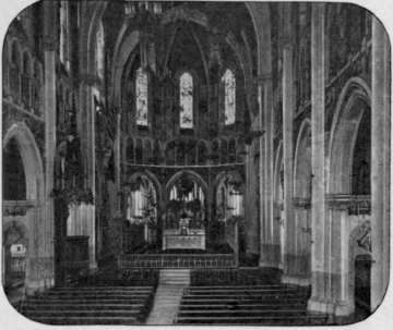 Interior Of The Church At Lourdes.