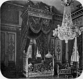 napoleon's bed, fontainebleau.