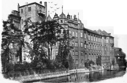 Palace With Water Front