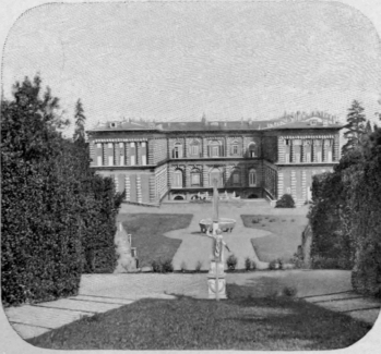 The Pitti Palace, From The Rear.